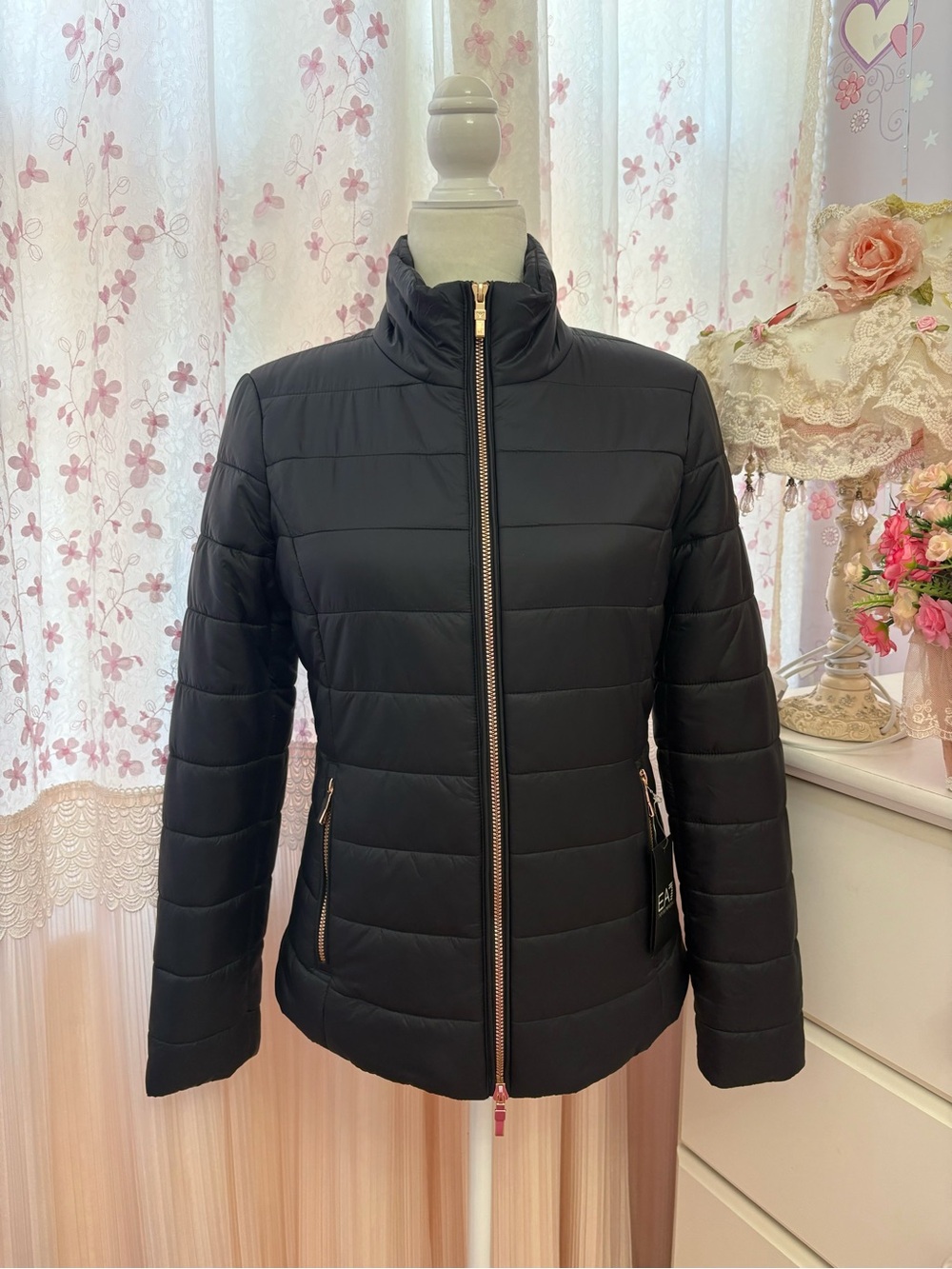 Emporio Armani EA7 Zip-Fastening Puffer Jacket